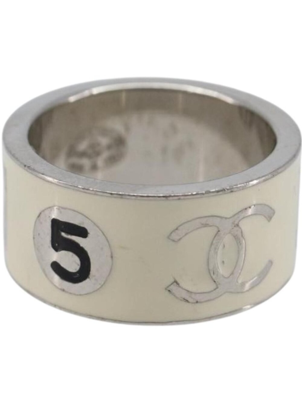 CHANEL Las Vegas Exclusive Playing Cards Casino Ring metal Silver